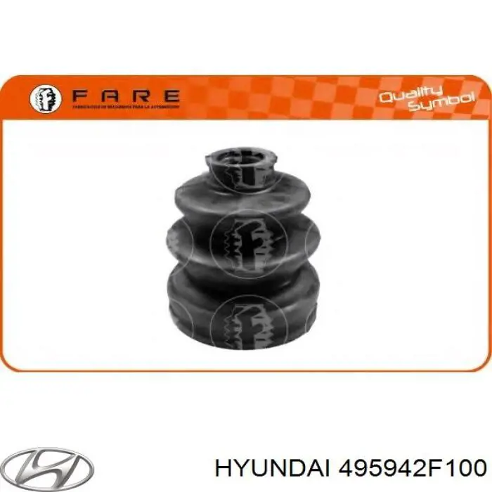 Bota de proteção externa de junta homocinética do semieixo dianteiro Hyundai/Kia 495942F100 preço, a partir de 5,71 USD