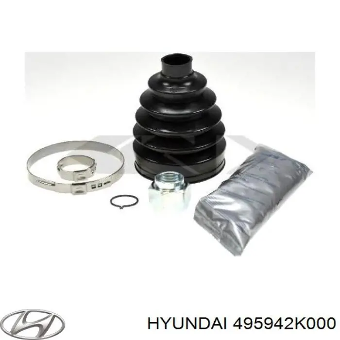 495942K000 Hyundai/Kia Bota de proteção externa de junta homocinética do semieixo dianteiro