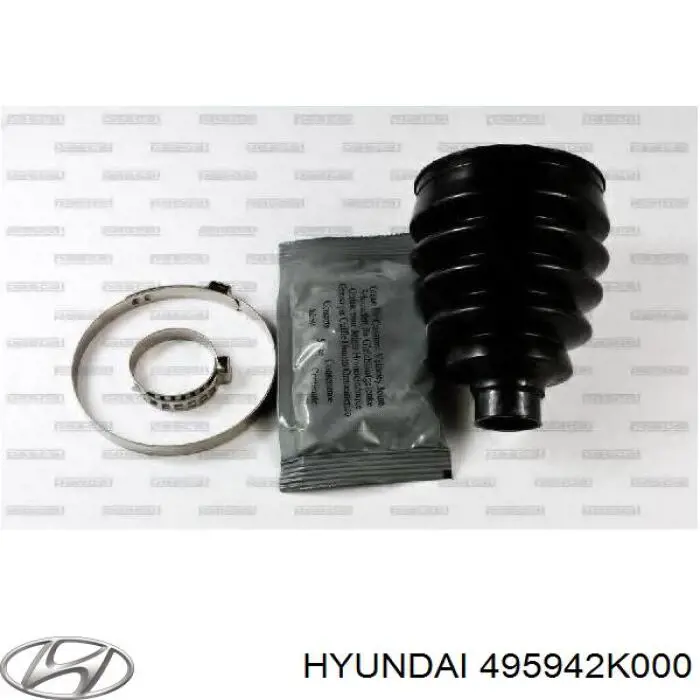495942K000 Hyundai/Kia Bota de proteção externa de junta homocinética do semieixo dianteiro