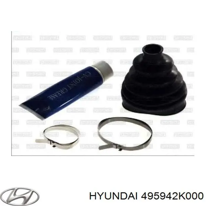 Bota de proteção externa de junta homocinética do semieixo dianteiro Hyundai/Kia 495942K000 preço, a partir de 136,79 USD