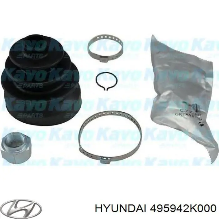Bota de proteção externa de junta homocinética do semieixo dianteiro Hyundai/Kia 495942K000 preço, a partir de 136,79 USD