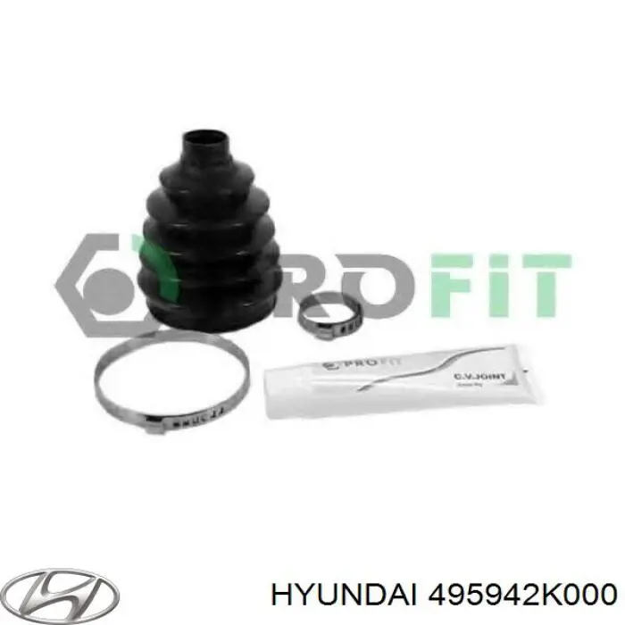Compre 495942K000 Hyundai/Kia Bota de proteção externa de junta homocinética do semieixo dianteiro