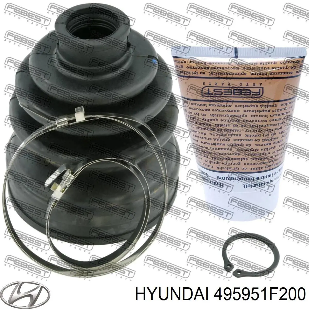 Bota de proteção interna de junta homocinética do semieixo dianteiro Hyundai/Kia 495951F200 preço, a partir de 8,57 USD