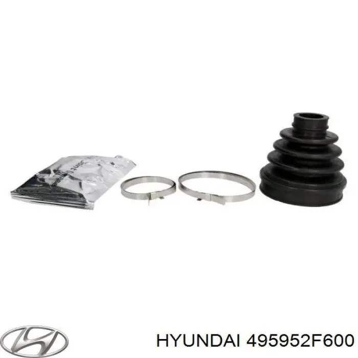 495952F600 Hyundai/Kia Bota de proteção interna de junta homocinética do semieixo dianteiro