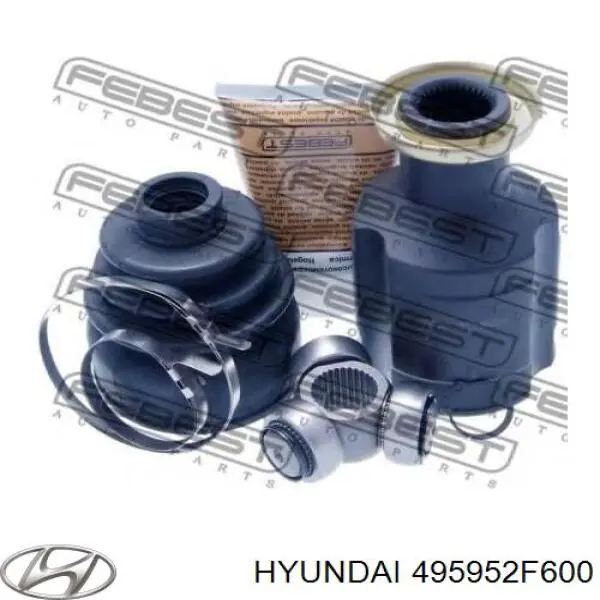 Bota de proteção interna de junta homocinética do semieixo dianteiro 495952F600 Hyundai/Kia