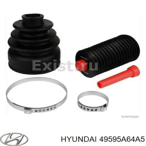 Compre 49595A64A5 Hyundai/Kia Bota de proteção externa de junta homocinética do semieixo dianteiro