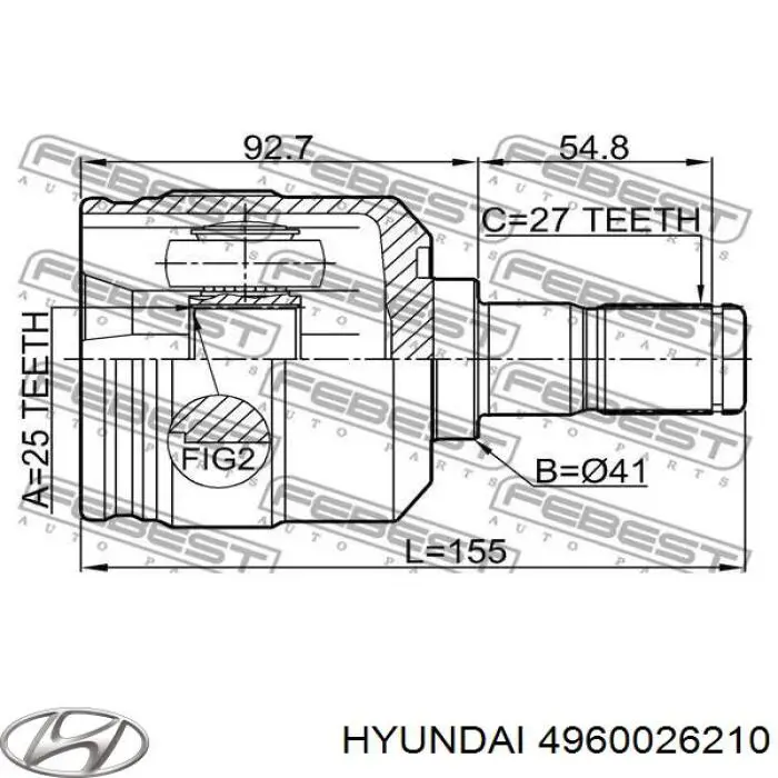 Semieixo traseiro Hyundai/Kia 4960026210 preço, a partir de 62,99 USD