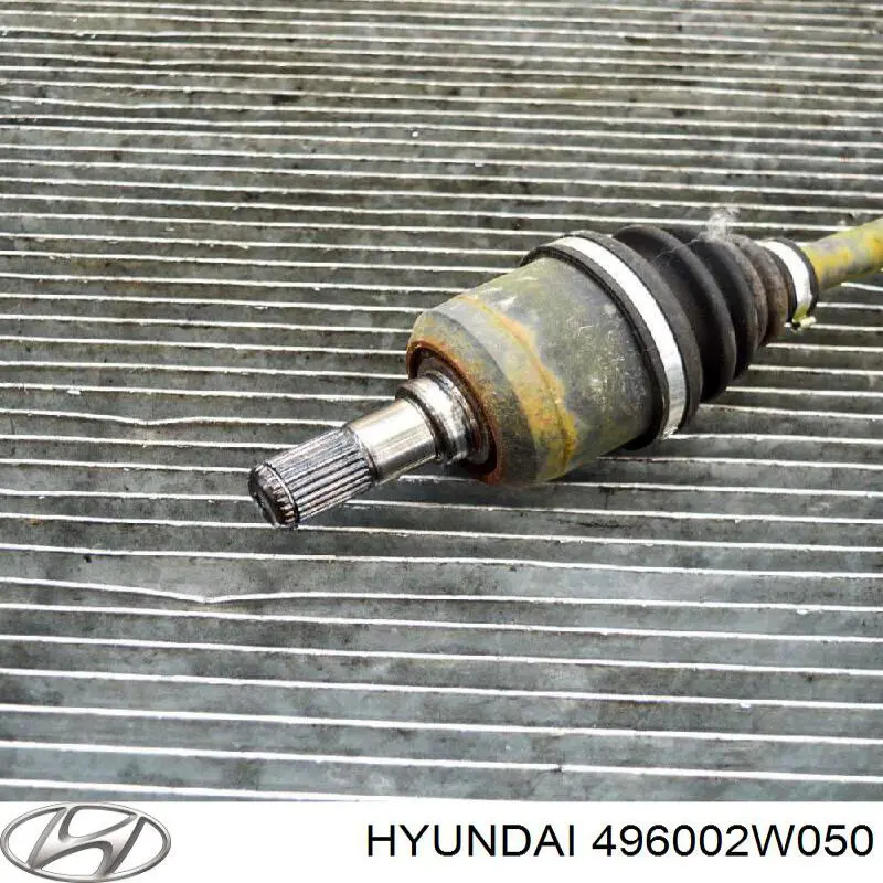496002W050 Hyundai/Kia Semieixo traseiro esquerdo