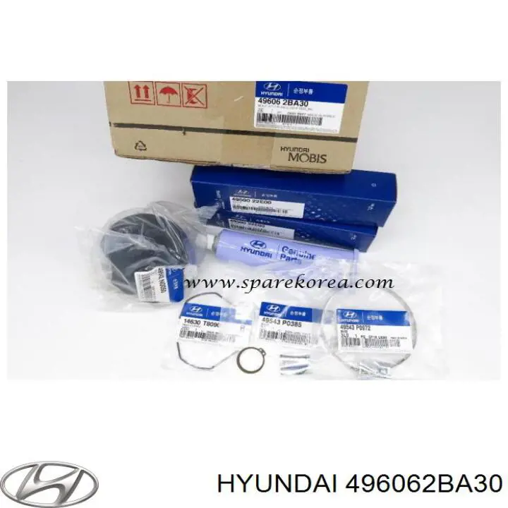 Bota de proteção interna direita de junta homocinética do semieixo dianteiro Hyundai/Kia 496062BA30 preço, a partir de 40,77 USD