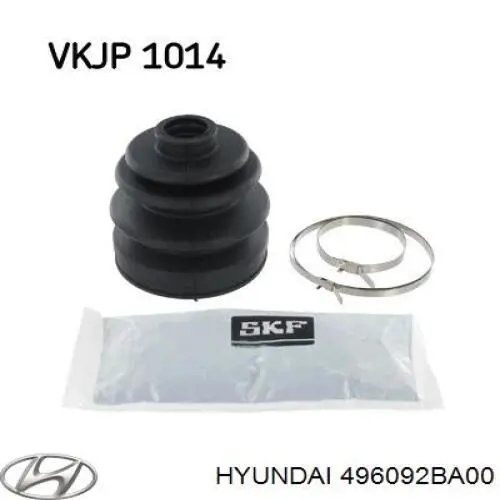 Compre 496092BA00 Hyundai/Kia Bota de proteção externa de junta homocinética do semieixo traseiro