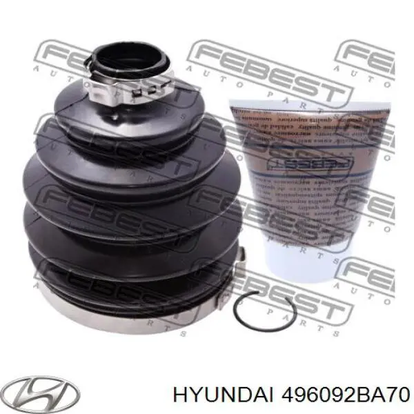 Botas de proteção de Juntas homocinéticas do semieixo dianteiro, kit Hyundai/Kia 496092BA70 preço, a partir de 72,73 USD
