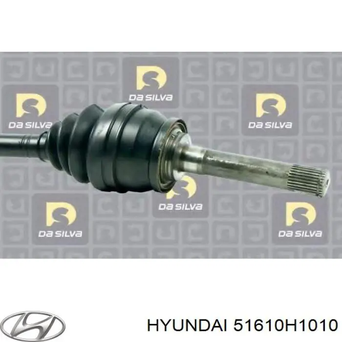 51610H1010 Hyundai/Kia Semieixo (acionador) dianteiro esquerdo