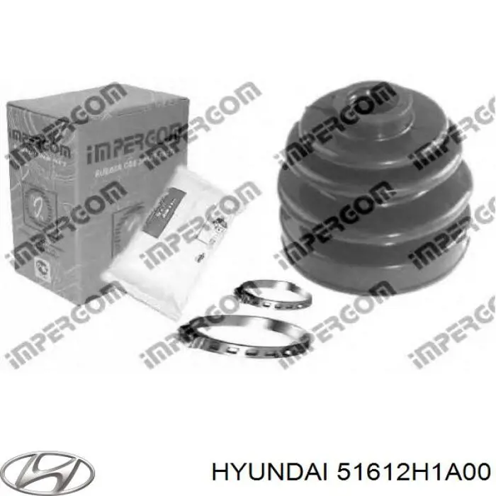 Bota de proteção interna de junta homocinética do semieixo dianteiro Hyundai Terracan  HP