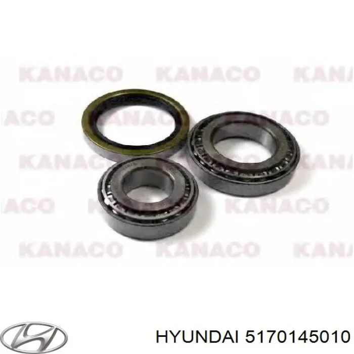 5170145010 Hyundai/Kia Rolamento interno de cubo dianteiro