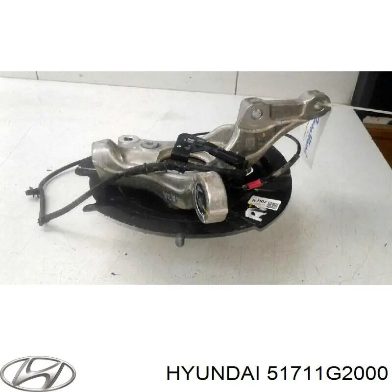 51711G2000 Hyundai/Kia Pino moente (extremidade do eixo) dianteiro direito