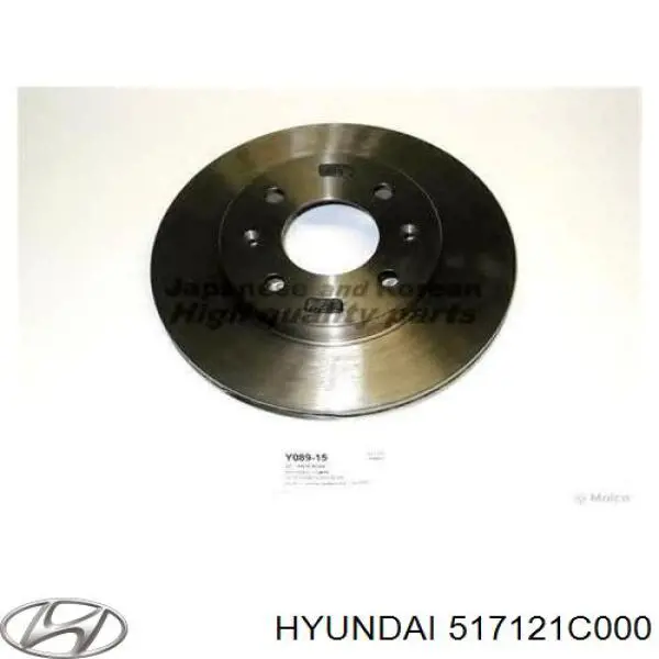 Disco do freio dianteiro Hyundai/Kia 517121C000 preço, a partir de 35,22 USD