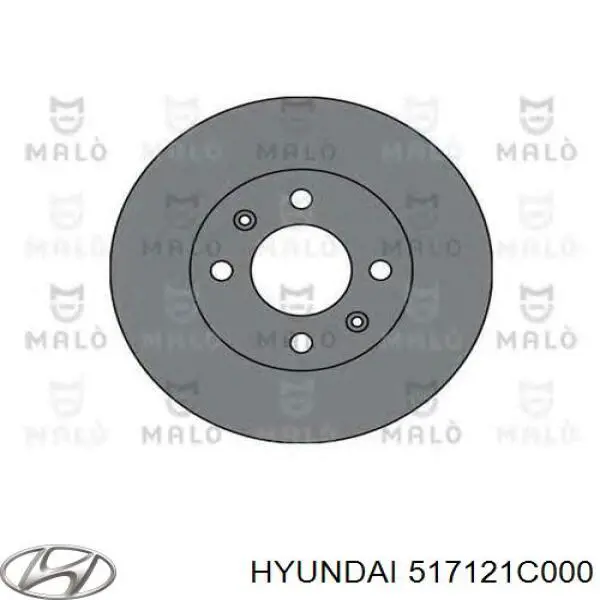 Compre 517121C000 Hyundai/Kia Disco do freio dianteiro