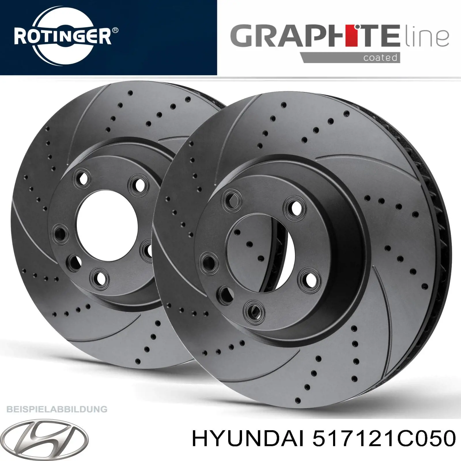 Disco do freio dianteiro Hyundai/Kia 517121C050 preço, a partir de 34,33 USD