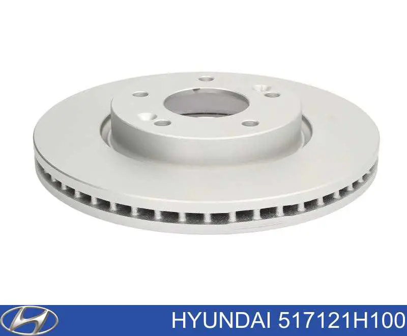 517121H100 Hyundai/Kia Disco do freio dianteiro