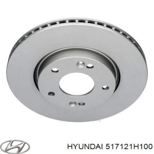 Compre 517121H100 Hyundai/Kia Disco do freio dianteiro
