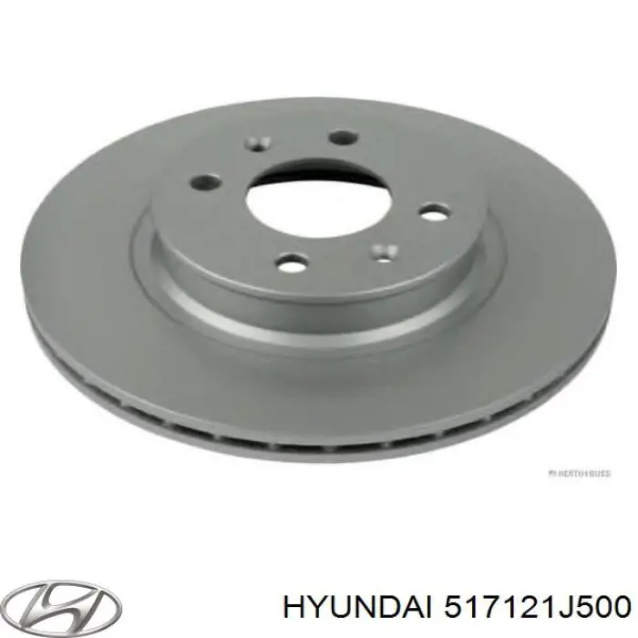 Compre 517121J500 Hyundai/Kia Disco do freio dianteiro