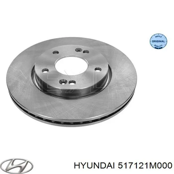Compre 517121M000 Hyundai/Kia Disco do freio dianteiro