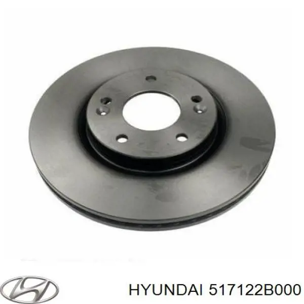 Disco do freio dianteiro Hyundai/Kia 517122B000 preço, a partir de 90,95 USD