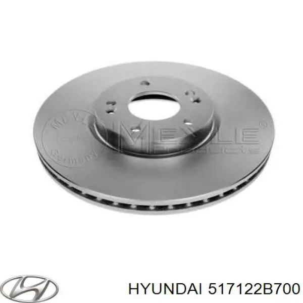 Disco do freio dianteiro Hyundai/Kia 517122B700 preço, a partir de 70,10 USD