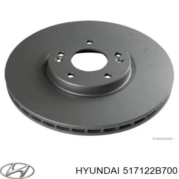 Compre 517122B700 Hyundai/Kia Disco do freio dianteiro