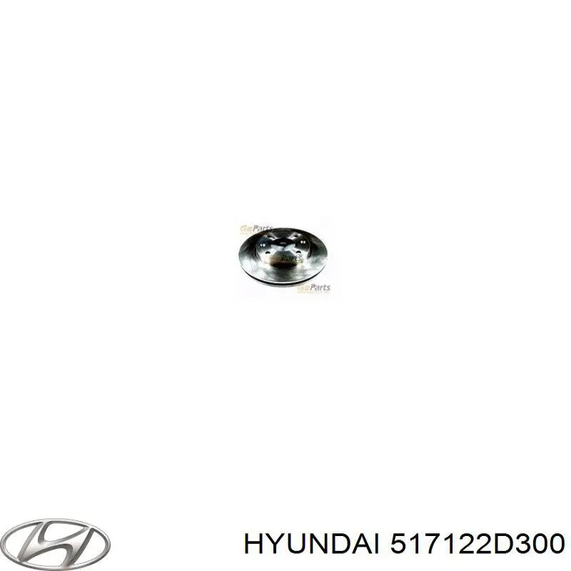 Compre 517122D300 Hyundai/Kia Disco do freio dianteiro