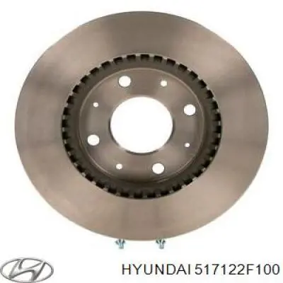 Disco do freio dianteiro Hyundai/Kia 517122F100 preço, a partir de 48,27 USD