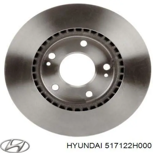 Compre 517122H000 Hyundai/Kia Disco do freio dianteiro