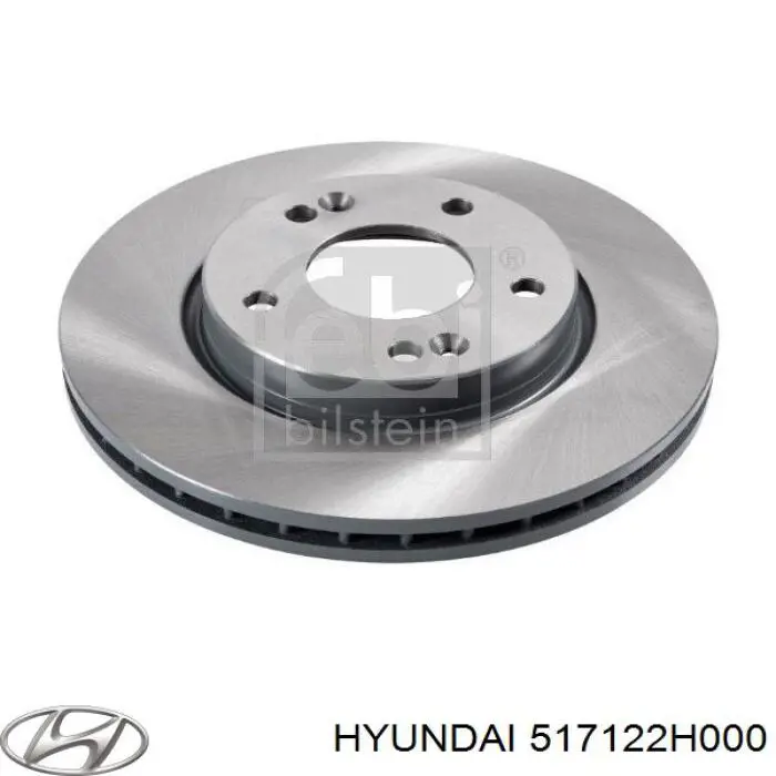 Compre 517122H000 Hyundai/Kia Disco do freio dianteiro