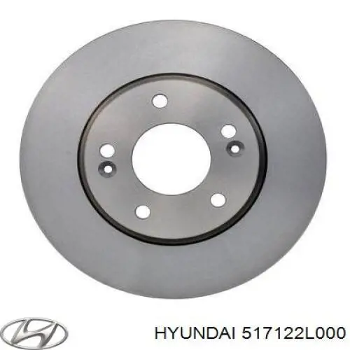 Disco do freio dianteiro Hyundai/Kia 517122L000 preço, a partir de 63,17 USD