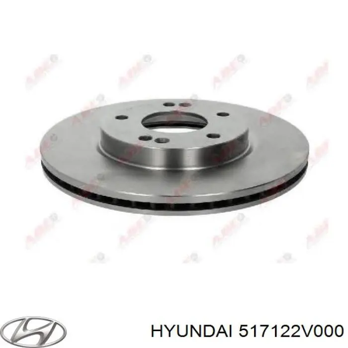 Compre 517122V000 Hyundai/Kia Disco do freio dianteiro