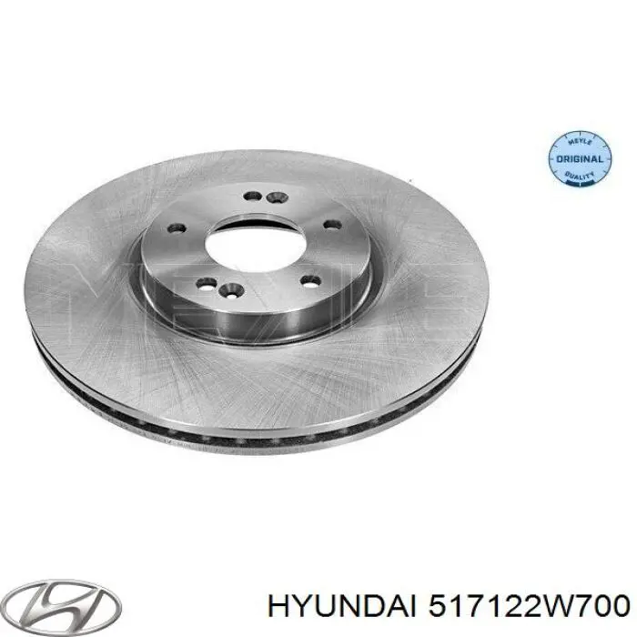 Disco do freio dianteiro Hyundai/Kia 517122W700 preço, a partir de 70,10 USD