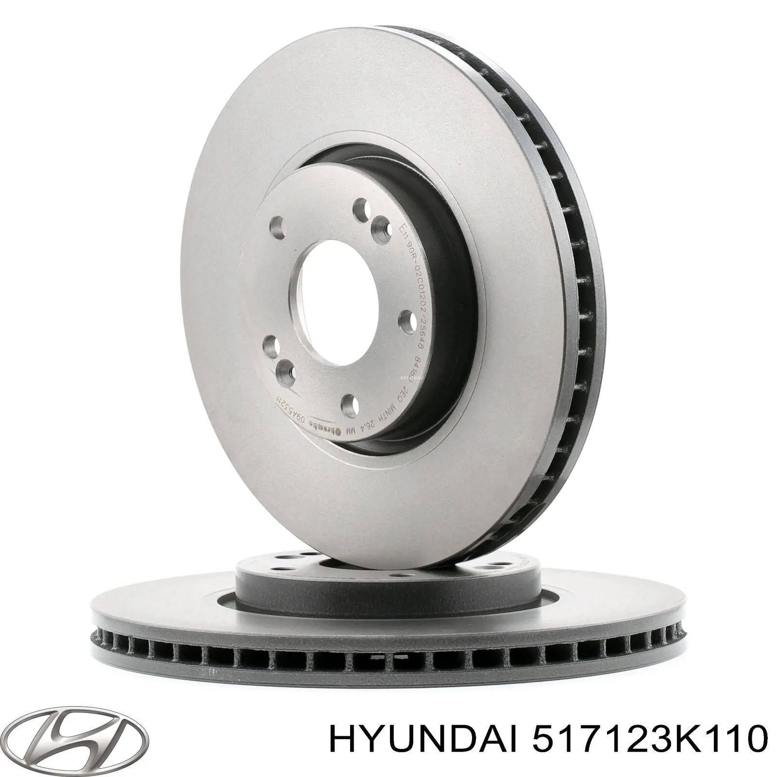 Disco do freio dianteiro Hyundai/Kia 517123K110 preço, a partir de 52,21 USD