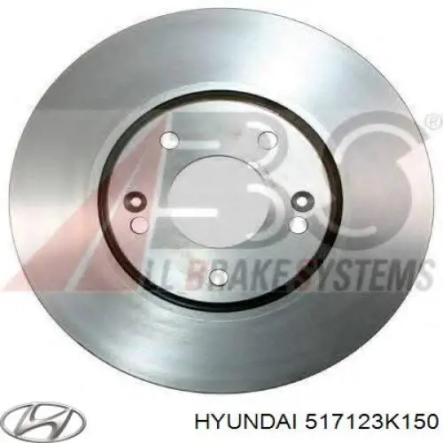 Compre 517123K150 Hyundai/Kia Disco do freio dianteiro