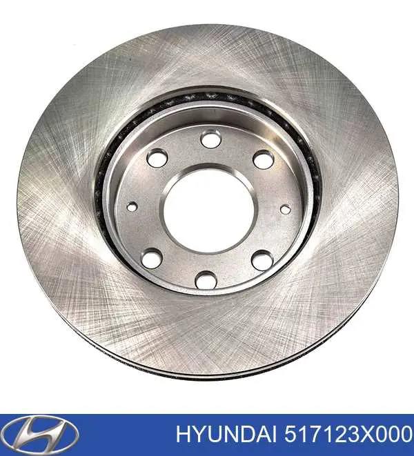 517123X000 Hyundai/Kia Disco do freio dianteiro