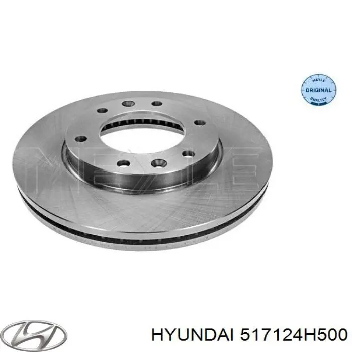 Disco do freio dianteiro Hyundai/Kia 517124H500 preço, a partir de 84,03 USD