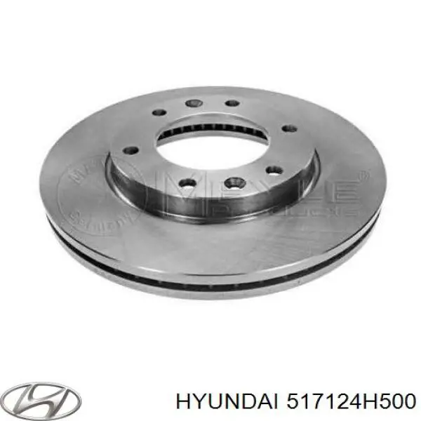 Compre 517124H500 Hyundai/Kia Disco do freio dianteiro