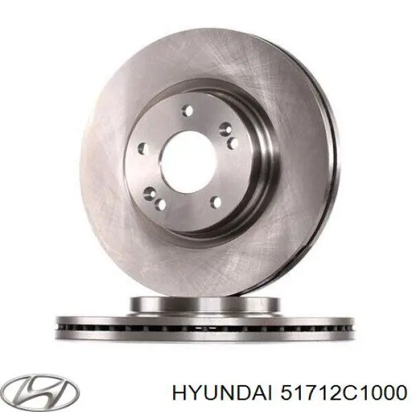Disco do freio dianteiro Hyundai/Kia 51712C1000 preço, a partir de 61,10 USD