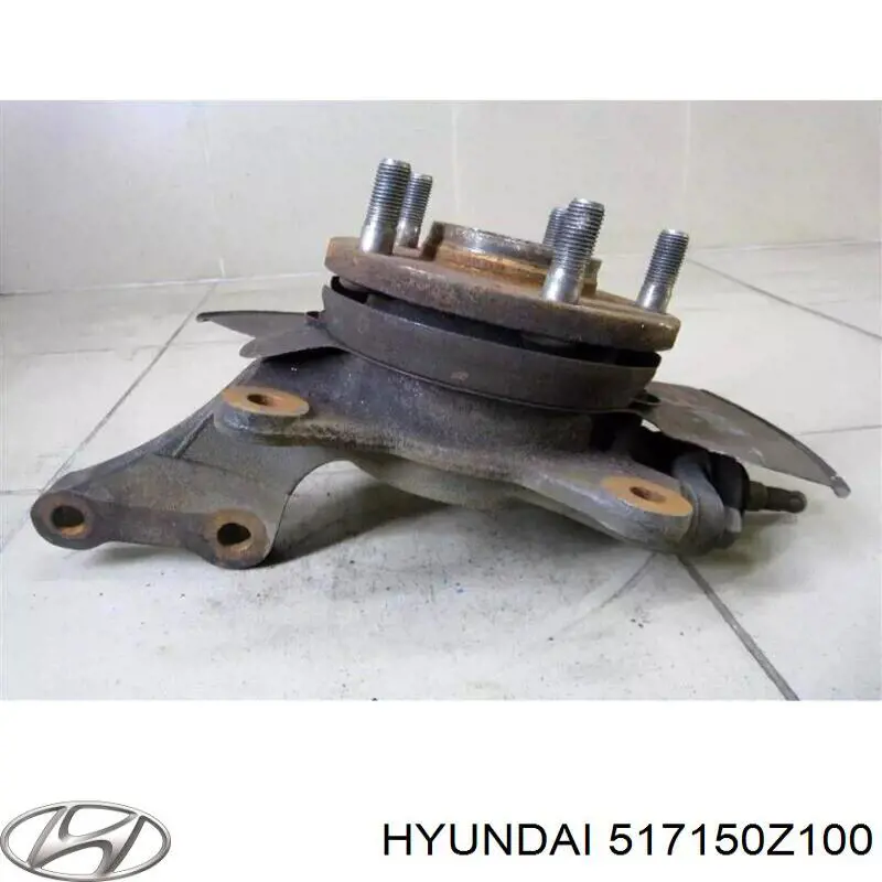 Compre 517150Z100 Hyundai/Kia Pino moente (extremidade do eixo) dianteiro esquerdo