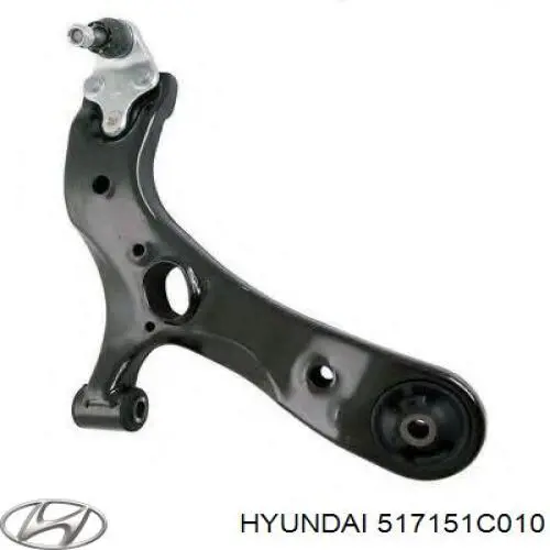 Compre 517151C010 Hyundai/Kia Pino moente (extremidade do eixo) dianteiro esquerdo