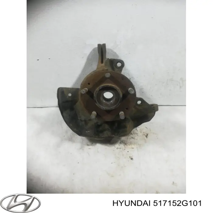 517152G101 Hyundai/Kia Pino moente (extremidade do eixo) dianteiro esquerdo