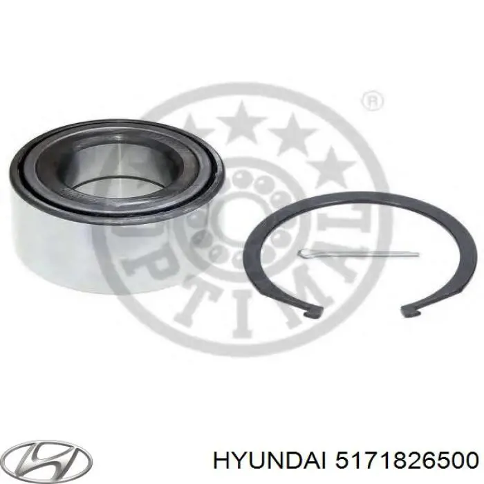 Anel de travagem de rolamento de cubo dianteiro Hyundai/Kia 5171826500 preço, a partir de 12,97 USD