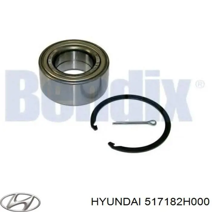 Rolamento de cubo dianteiro Hyundai/Kia 517182H000 preço, a partir de 33,79 USD