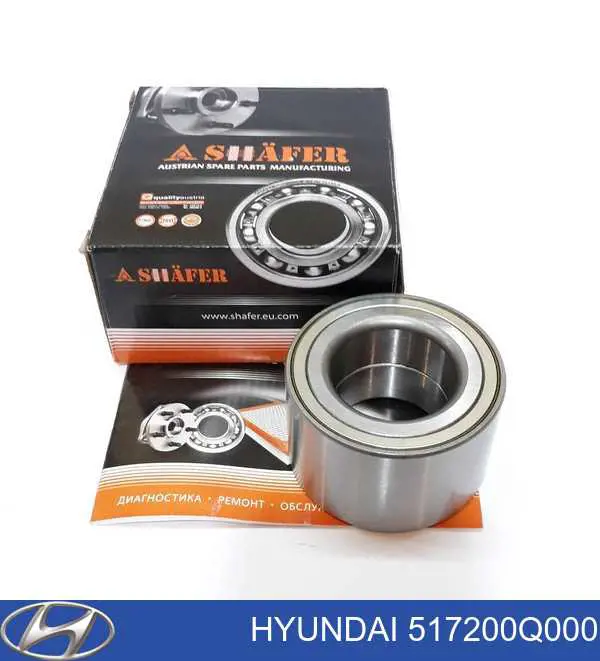 Rolamento de cubo dianteiro Hyundai/Kia 517200Q000 preço, a partir de 52,61 USD