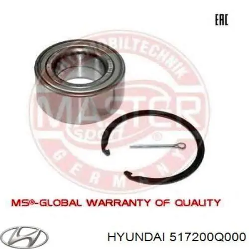 Compre 517200Q000 Hyundai/Kia Rolamento de cubo dianteiro
