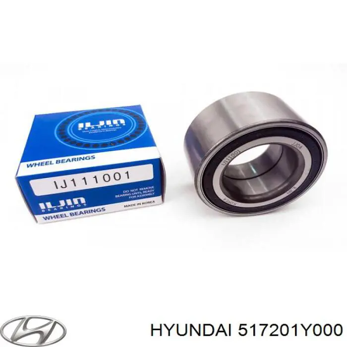 517201Y000 Hyundai/Kia Rolamento de cubo dianteiro